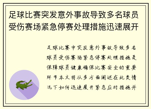 足球比赛突发意外事故导致多名球员受伤赛场紧急停赛处理措施迅速展开